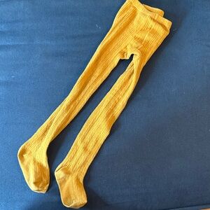 Little Stocking Co. Cozy Mustard Tights